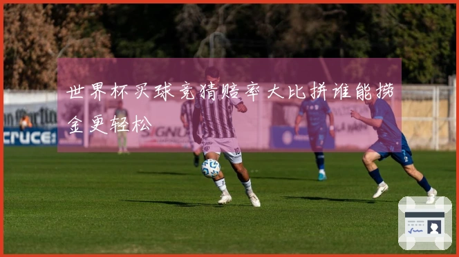 世界杯买球竞猜赔率大比拼谁能捞金更轻松