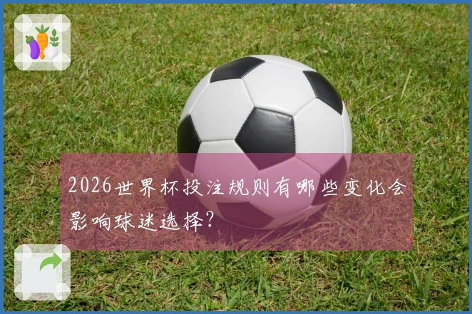 2026世界杯投注规则有哪些变化会影响球迷选择？